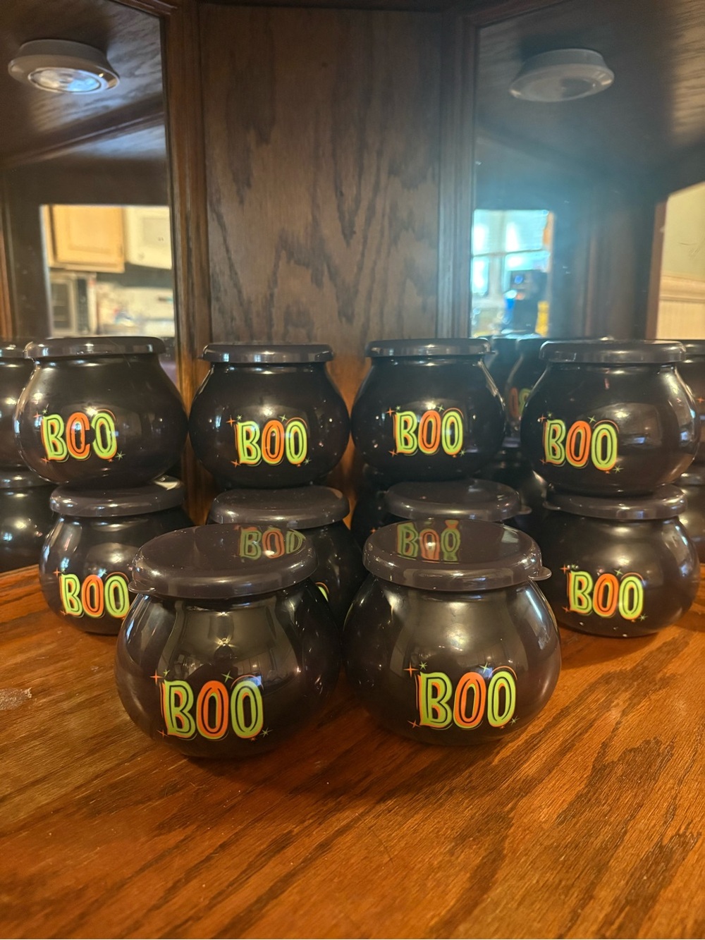Lot of 12 Target Hyde and Eek Boutique Plastic Boo Snack Cups with Lids - NWT